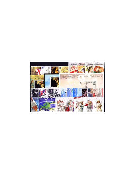 Timbres de Gibraltar - Année complète neuve 2005