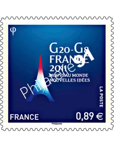Timbre autoadhésif d'entreprise - G20-G8