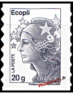 ADH. n° 591a Marianne et l'Europe - Ecopli sans bande de phosphore
