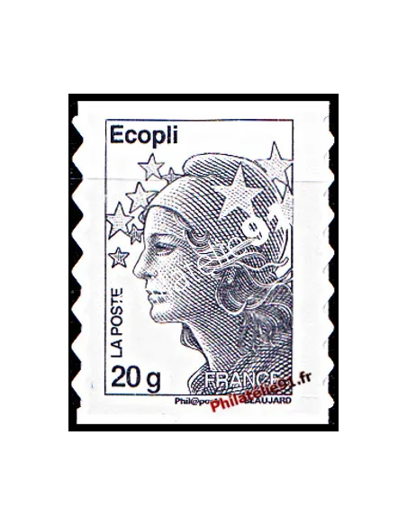 ADH. n° 591a Marianne et l'Europe - Ecopli sans bande de phosphore