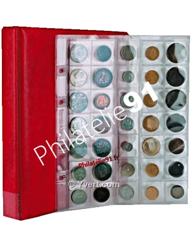 Album CARAVELLE Yvert et Tellier + 10 recharges monnaies, numismatique