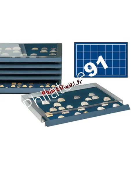 SAFE - Médaillier superposable pour pièces Ø45mm