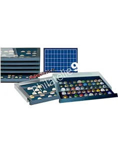Safe,Médaillier superposable 50 cases,Matériel toutes collections