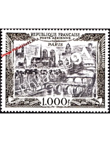 Timbre n° 29 - Poste Aérienne - Vue de Paris