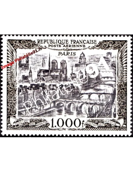 Timbre n° 29 - Poste Aérienne - Vue de Paris