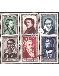 Timbres de France n° 891 à 896 - Célébrités du 19ème siècle