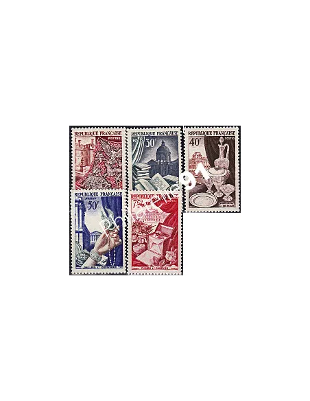 Timbres de France n°  970 à 974 - Série Métiers d'Art