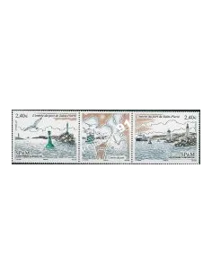Timbre de ST PIERRE ET MIQUELON n° 897 à 898 - Phare