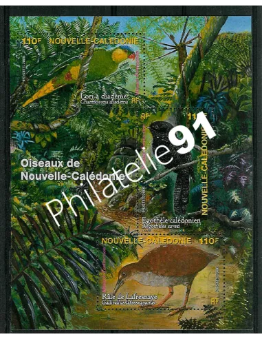 NOUVELLE CALEDONIE BF n°   36, Oiseaux, collection timbres Dom-Tom