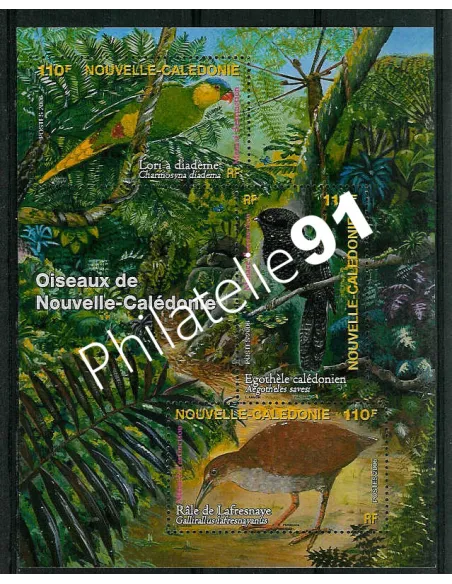 NOUVELLE CALEDONIE BF n°   36, Oiseaux, collection timbres Dom-Tom