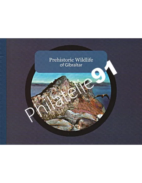 GIBRALTAR - Carnet n° 1225 - CARNET DE PRESTIGE - faune préhistorique
