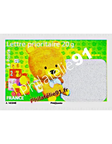 Timbre n° 4185 (adhésif n° 164) TP de naissance "C'est un garçon