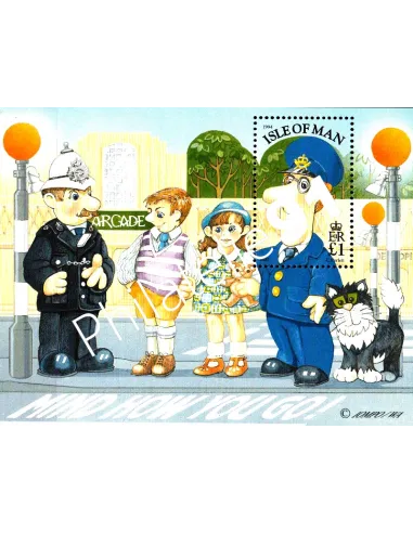 ILE DE MAN - BF n° 23** - Pat le facteur en visite à l'Ile de Man