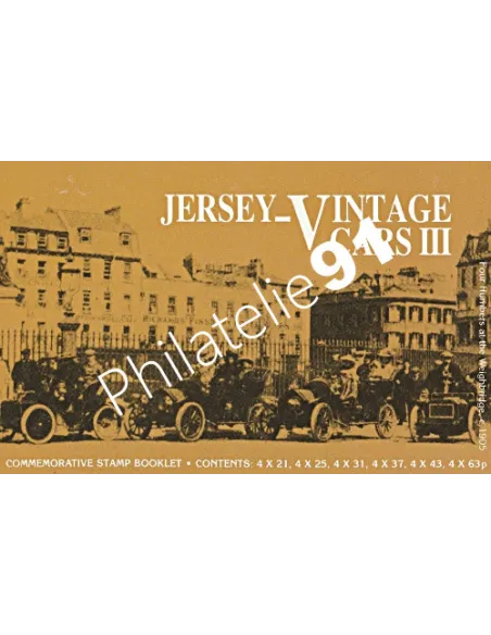 JERSEY, Carnet de prestige n° 885, collection timbres Europe