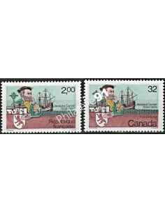 Émission commune, France-Canada, n° 2307 et 869, timbres Monde