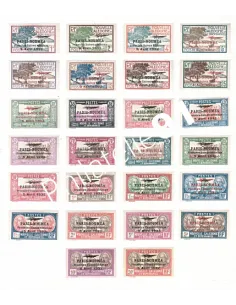Timbres de NOUVELLE CALEDONIE PA n° 3 à 28, timbres des colonies