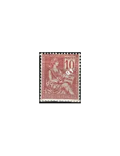Timbre de France n° 112 - Type Mouchon (I)
