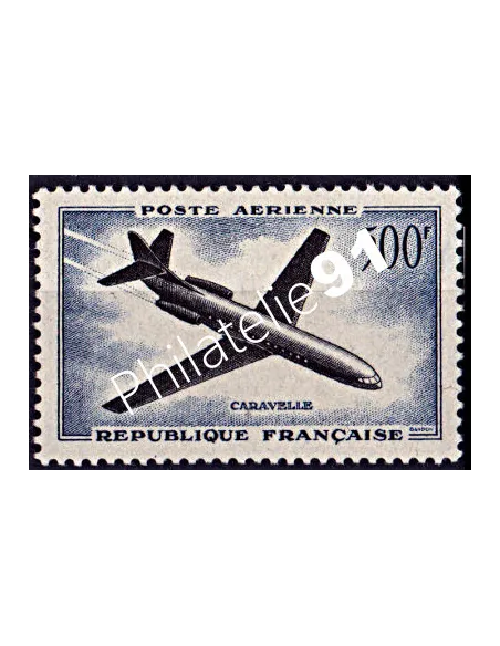 Timbre n° 36 - Poste Aérienne - Prototypes - "Caravelle"