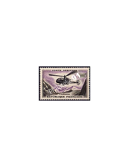 Timbre de France n° 37 - Poste Aérienne - Prototypes - "Alouette"