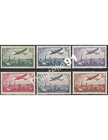Timbre PA n° 8 à 13 - Avions.