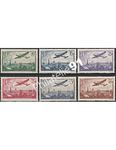 Timbre PA n° 8 à 13 - Avions.
