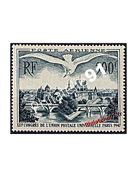 Timbre de France  n° 20 - Poste Aérienne - 12ème Congrès U.P.U à Paris