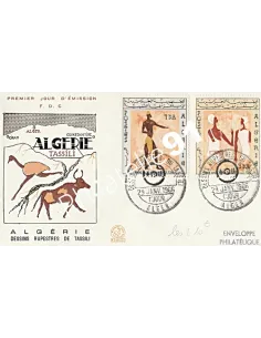 Lot de 2 FDC - peinture rupestre