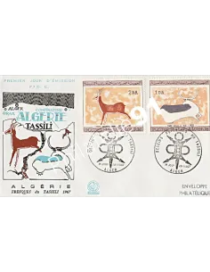 Lot de 2 FDC - peinture rupestre