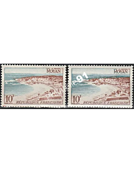 Timbre de France n° 978 royan - Variété.