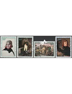 Timbres de Dahomey - Poste Aérienne. Thématique: Napoléon