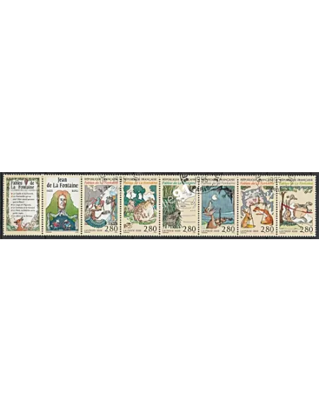 Timbre oblitéré, Bande n°2964, Collection timbres France
