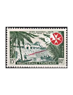 Timbre d'Afrique Équatoriale Française n° 237. Ordre souverain de Malte