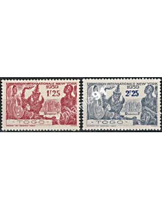 Timbres du TOGO n° 175 à 176.