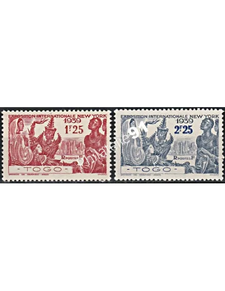 Timbres du TOGO n° 175 à 176.