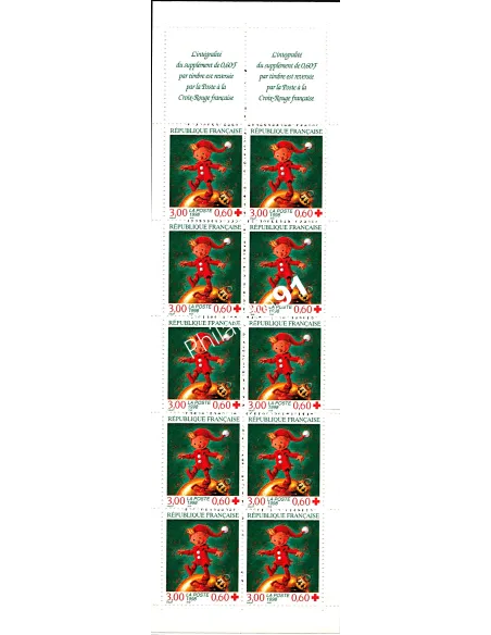 Carnet 2047 - année 1998 - Croix rouge