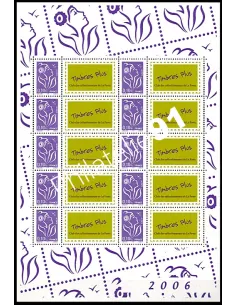 Feuille personnalisée n° 3916A, timbres Plus, timbres France
