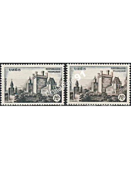 Variété sur timbre n° 1099, collection timbres France