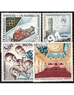 MONACO - P.A. n°  83 à 86  - Poste aérienne