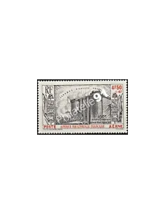 Timbre d' A.E.F. PA n° 9, Bastille, timbre des colonies françaises