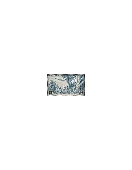 Timbres d' A.E.F. - PA n° 52, timbres des colonies
