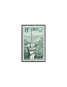 Timbres de Sarre n° 351-  Timbre des colonies Francaise