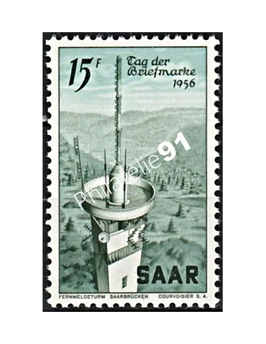 Timbres de Sarre n° 351-  Timbre des colonies Francaise