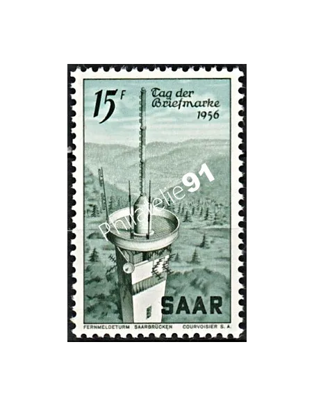 Timbres de Sarre n° 351-  Timbre des colonies Francaise