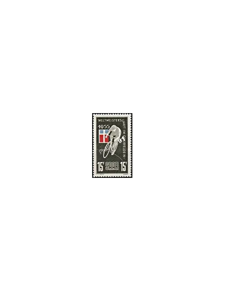 Timbres de Sarre n° 339 - vélo - Timbres des colonies françaises