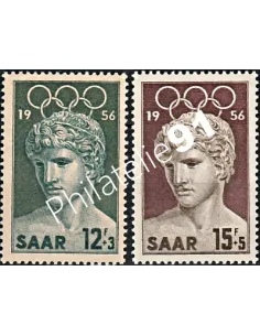 Timbres de Sarre n° 353 à 354 - JO , timbres des colonies Francaise