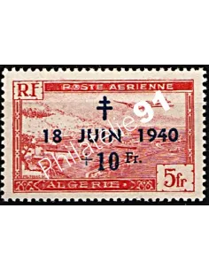 Timbre d'Algérie PA n° 8 - Appel du gal de Gaulle, timbres des colonies françaises