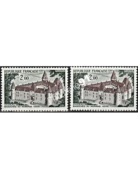 Timbre de France n° 1726  - Variété.