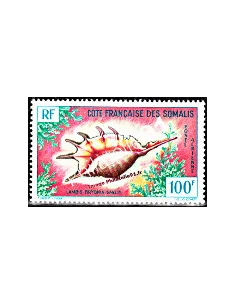 cote des somalis PA n°32, coquillage, timbres des colonies
