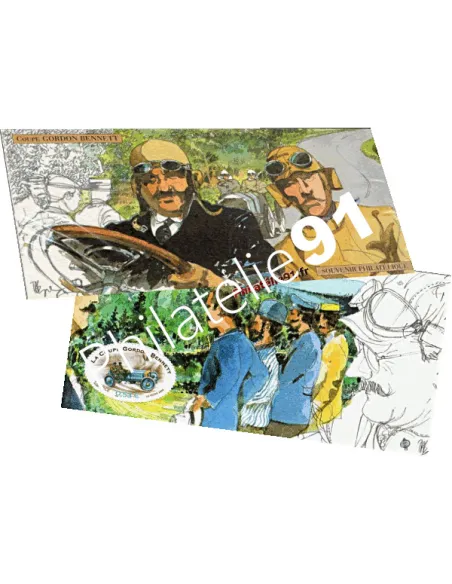 Bloc Souvenir n° 4,Gordon Bennett, collection Timbres France