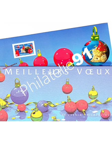 Philatélie - Bloc Souvenir n° 25 - "Meilleurs Vœux" 2007 - Hérisson